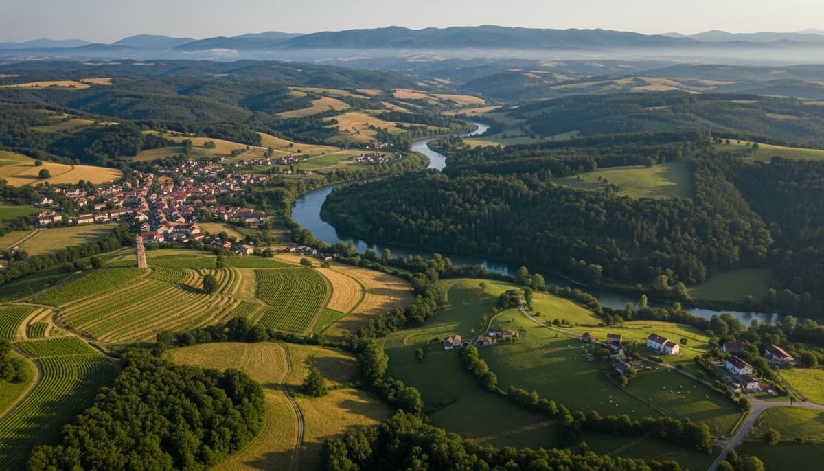 Carte des destinations proches à explorer