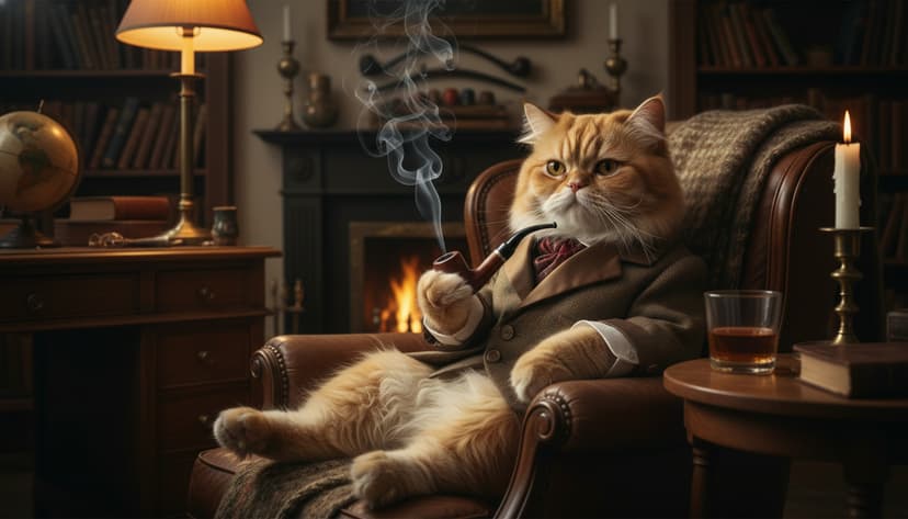 le-chat-qui-fume
